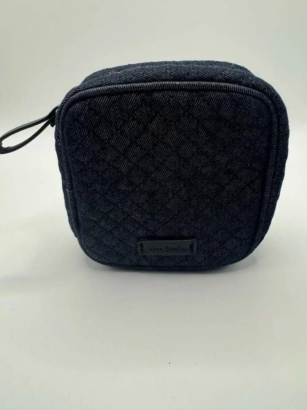 Vera Bradley Quilted Denim Jewelry Organizer Travel Case